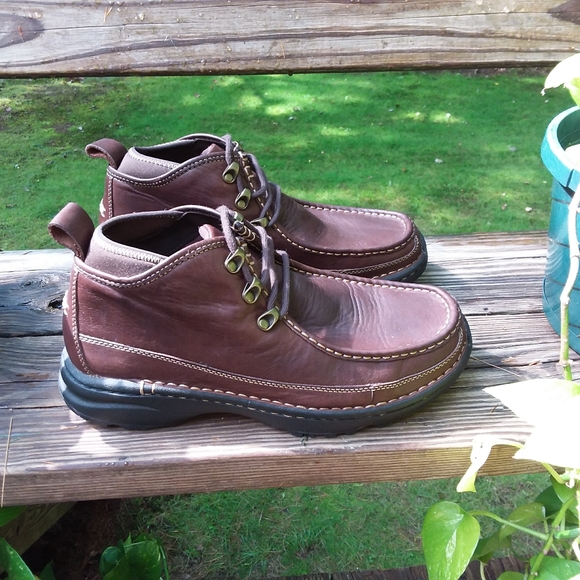 'LL Bean Men's Leather Boots. - Picture 3 of 10